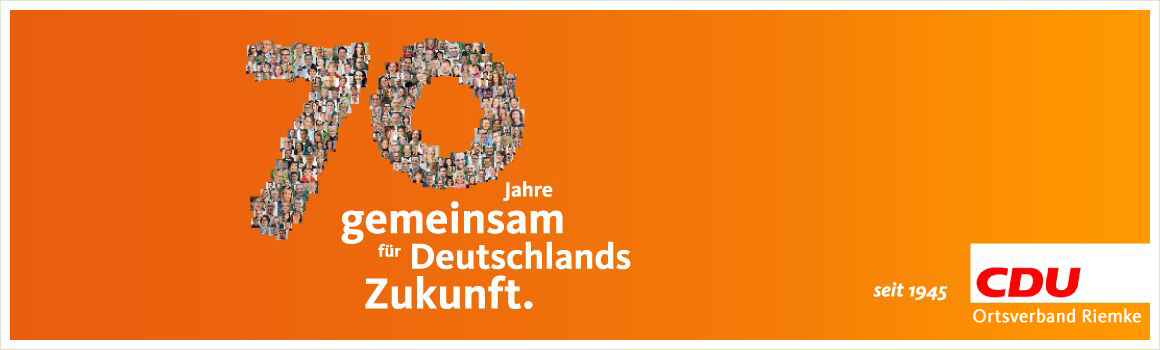 70 Jahre CDU Ortsverband Riemke