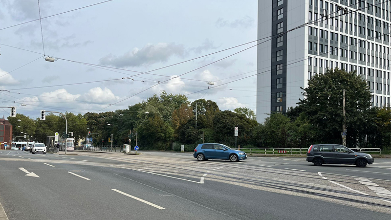 Kreuzung Allee-/Essener Straße und Kohlenstraße